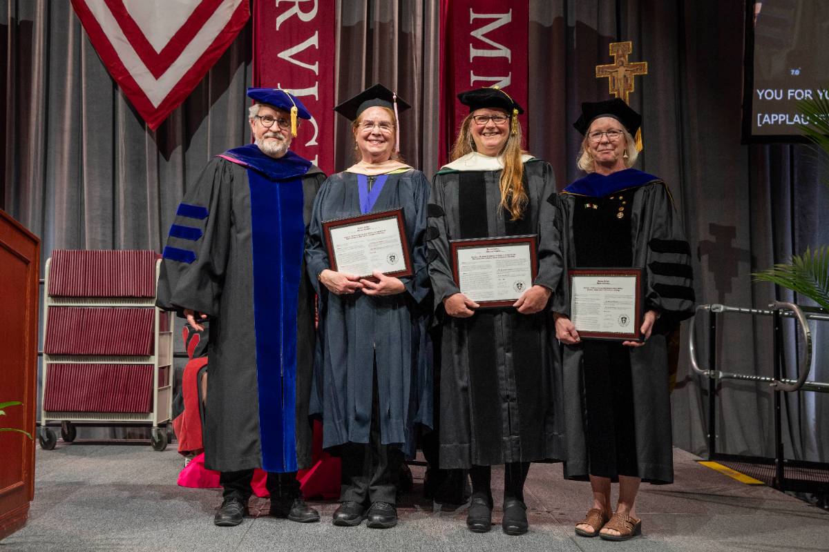 Professor Barbara McCargar, Professor Jennifer Dawson and Professor Michelle DeRose