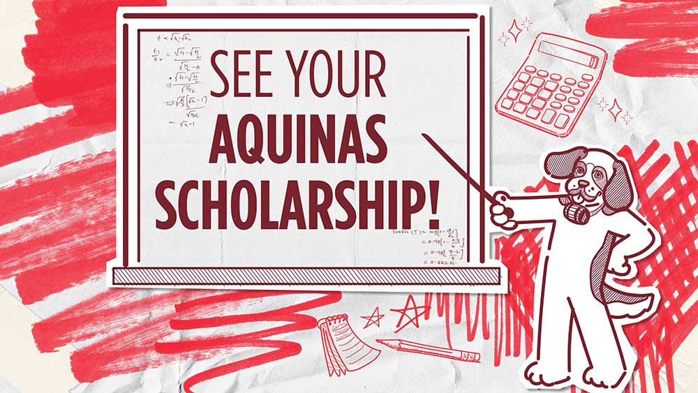 See your Aquinas scholarship