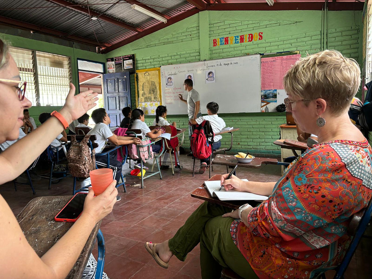 Tara in classroom