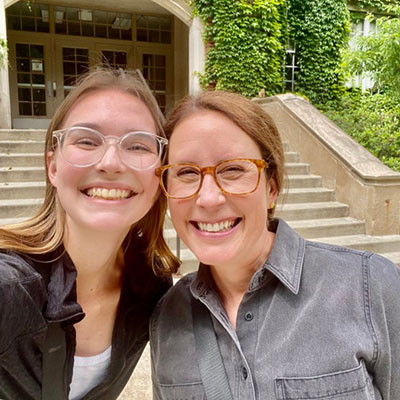 Anna Hutlink and Dr. Jennifer Meador